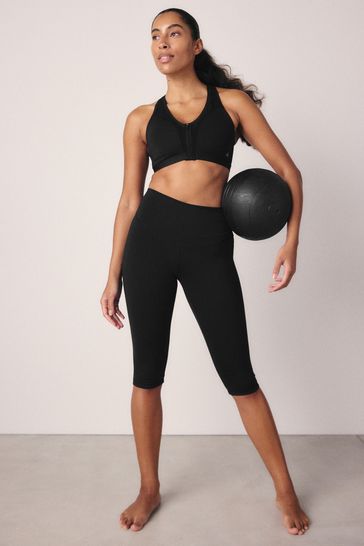 Black leggings tummy control outlet