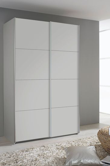 Buy Rauch Cameron 1.36m Glass Sliding Wardrobe from the Next UK online shop