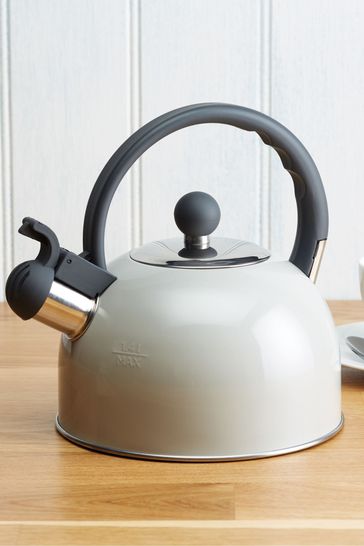 Kitchencraft Grey Living Nostalgia Whistling Kettle