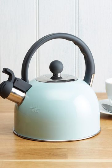Kitchencraft Blue Living Nostalgia Whistling Kettle