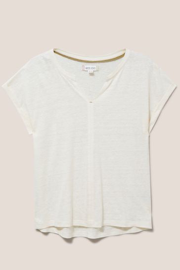Buy White Stuff Natural Linen Sunshine T-Shirt from Next Latvia
