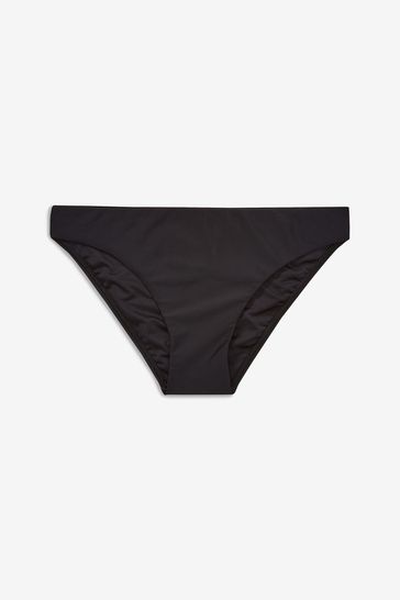 Black High Leg Bikini Bottoms