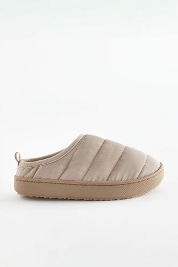 Buy Thinsulate Lined Quilted Mule Slippers from Next