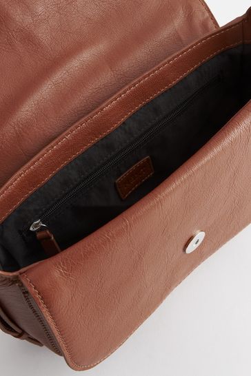 Stitch detail saddle 2025 bag