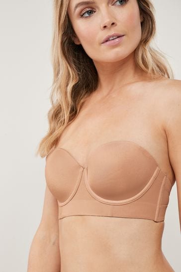 Buy Nude Clear Back Smoothing Strapless Bra from the Next UK online shop