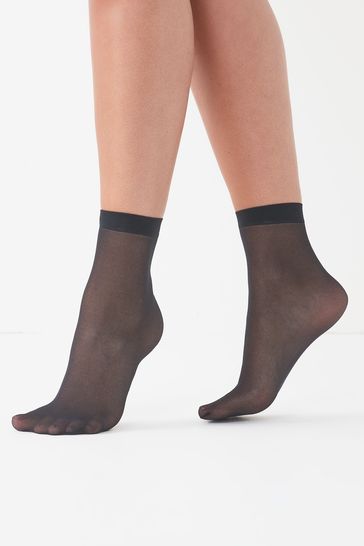 next.co.uk | 20 Denier Ankle Socks 5 Pack
