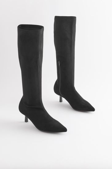 Stretch knee sale high boots