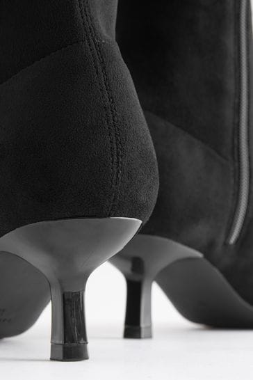 Buy Forever Comfort Knee High Stretch Sock Heel Boots from Next