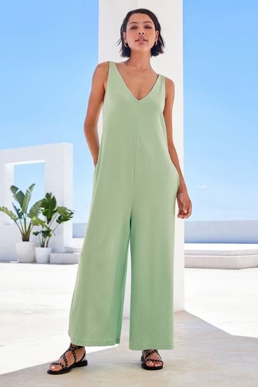 Buy 100 Cotton Jersey Jumpsuit from Next