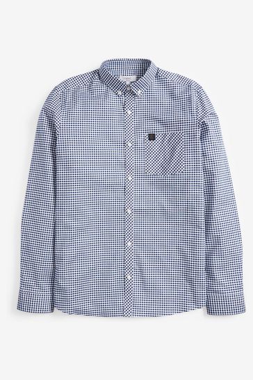 Buy Gingham Long Sleeve Shirt from Next 
