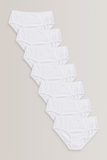 White 7 Pack Briefs (1.5-16yrs)