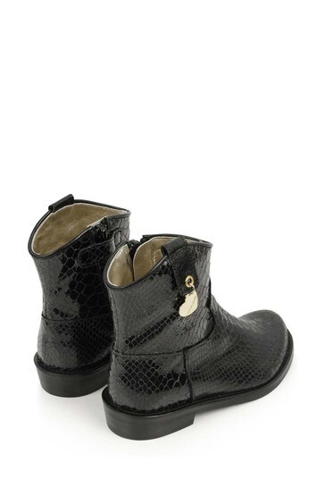 Girls Faux Python Boots
