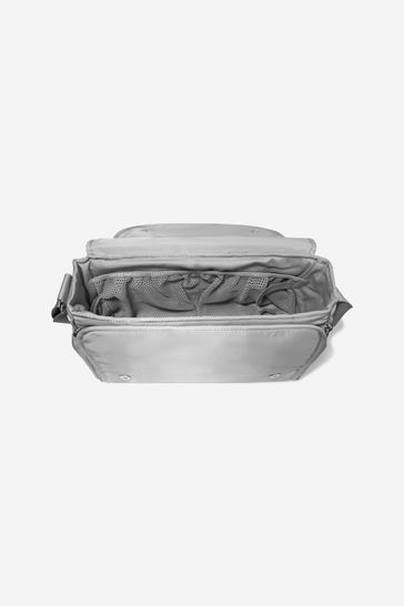 grey armani changing bag
