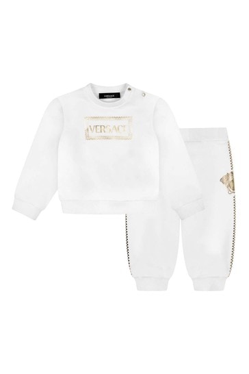 baby white tracksuit