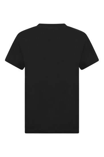 Boys Black Eclipse Organic Cotton T-Shirt