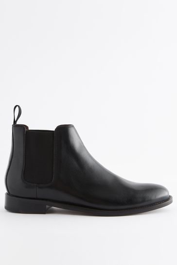 Asos design aura leather chelsea ankle boots on sale
