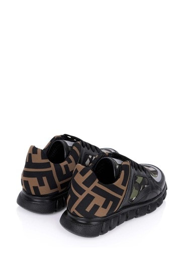 boys black trainers uk