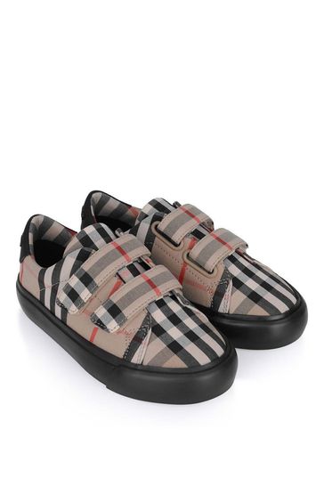 Buy Burberry Kids Vintage Check Mini Markham Trainers from the Childsplay  Clothing UK online shop