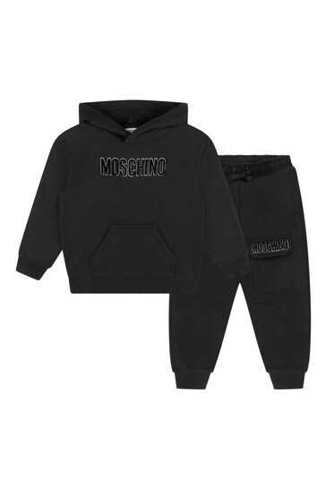 moschino tracksuit black