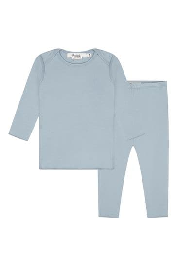 Baby Unisex Blue Cotton Outfit