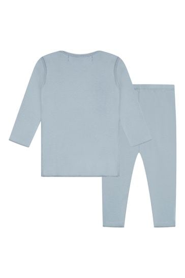Baby Unisex Blue Cotton Outfit