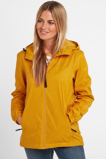Womens Yellow Craven Waterproof Jacket 