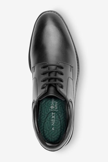 Next black best sale leather shoes