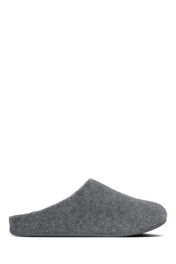 Buy FitFlop™ Grey Shove Felt Slippers 