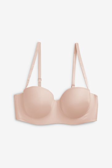 Nude Light Pad Smoothing Longline Strapless Bra