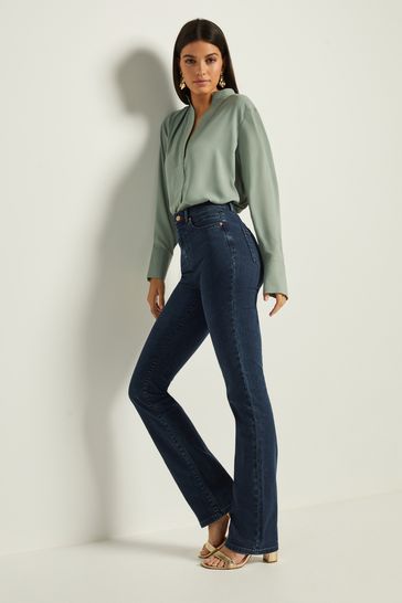 Slim bootleg jeans store
