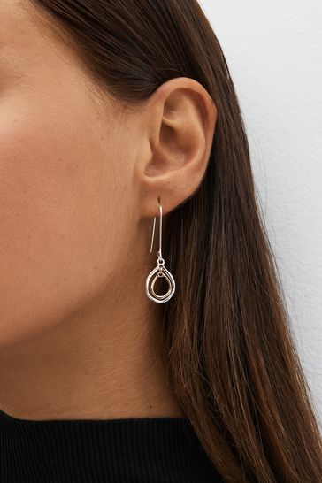 Recycled shop metal earrings