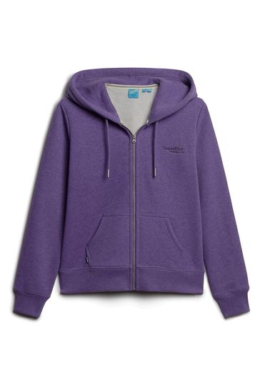 Superdry hoodie purple on sale