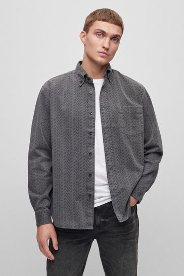 BOSS Grey Lambey Shirt