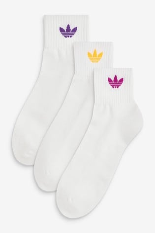 adidas Originals Mid Ankle Socks 3 Pack