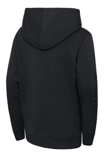Buy Fanatics Youth 100 Cotton Brooklyn Nets Jordan Statement Courtside Black Hoodie from Next Hungary