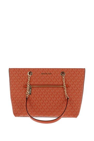 Michael kors orange deals and brown bag