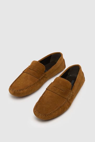 Buy Schuh Richie Leather Driving Shoes from the Laura Ashley online shop