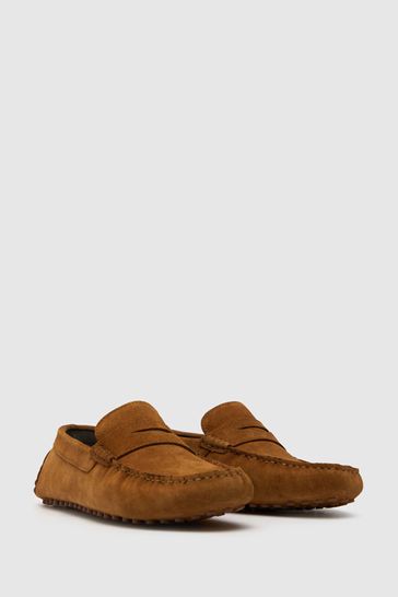 Buy Schuh Richie Leather Driving Shoes from the Laura Ashley online shop