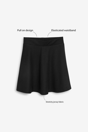 Xl black skater skirt best sale