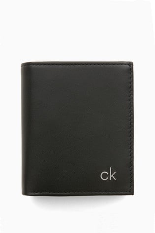 Calvin Klein Black Smooth Mini Wallet
