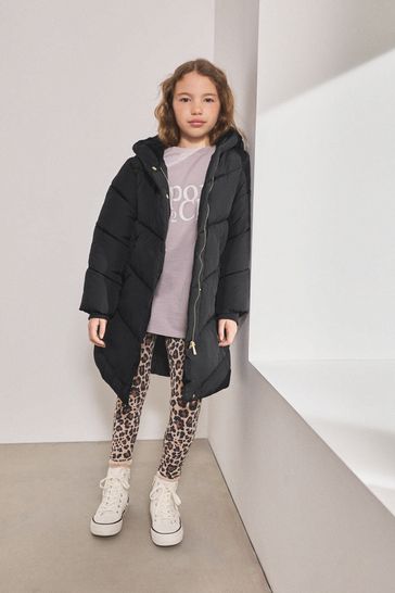 Zara padded parka with hood hot sale