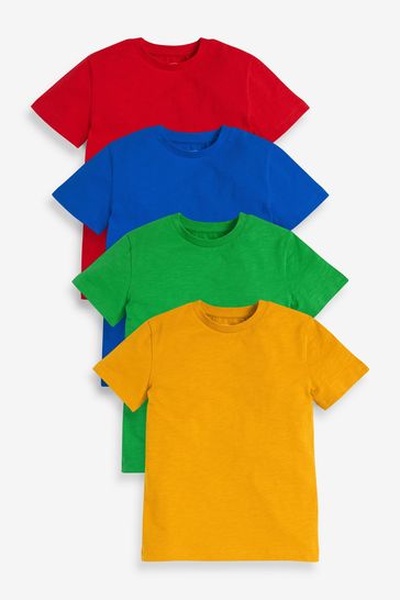 Bright 4 Pack T-Shirts (3-16yrs)
