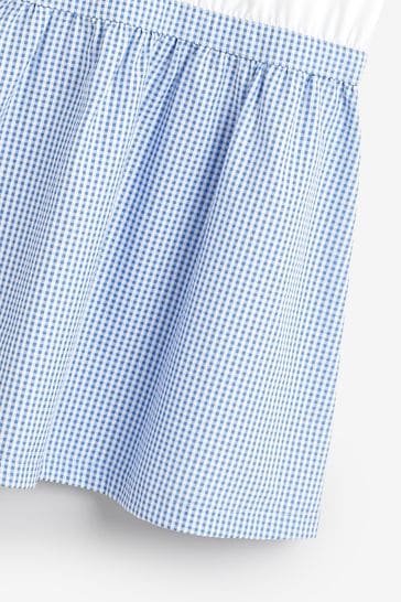 Gingham skirt school on sale