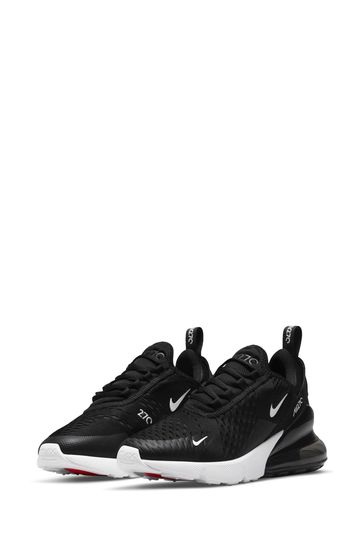 Nike Black/White Air Max 270 Youth Trainers