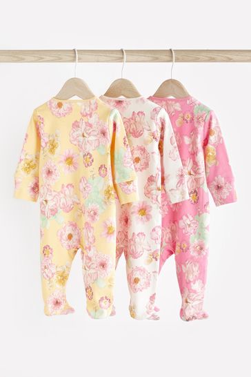 Next online floral sleepsuit