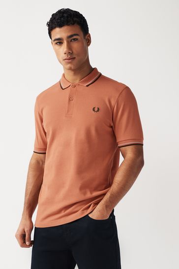 Fred perry twin tipped polo sale on sale