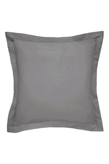 Bedeck of Belfast Charcoal 300 Thread Count Square Pillowcase
