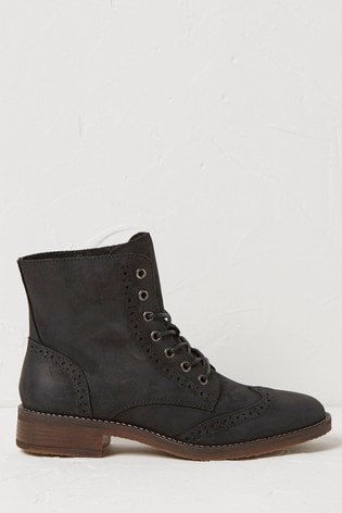 fat face lace up boots