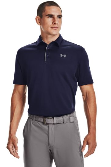 Under Armour Navy/Grey Navy/Golf Tech Polo Shirt
