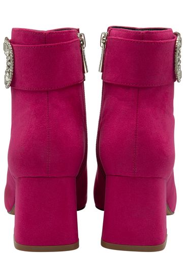 pink ankle boots uk